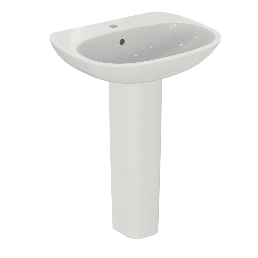 Cutout image of Ideal Standard Tesi 600mm Pedestal Basin